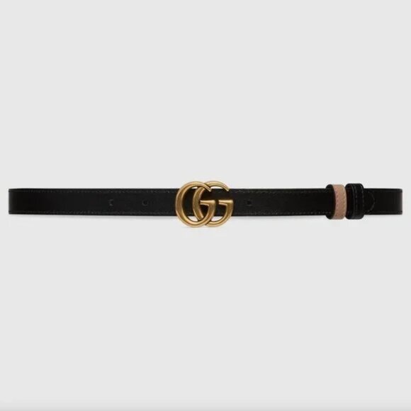 GG Marmont Reversible Thin Belt - Picture 3 of 9